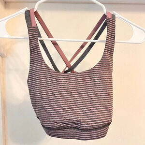 FINAL PRICE Lululemon Stripped Sports Bra